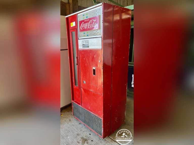 Antique Coke A Cola Vending Machine