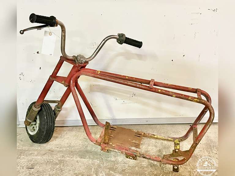Vintage Metal Frame For Mini Bike