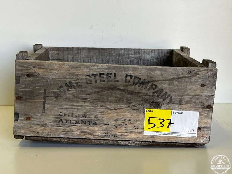 Wood Antique Crate