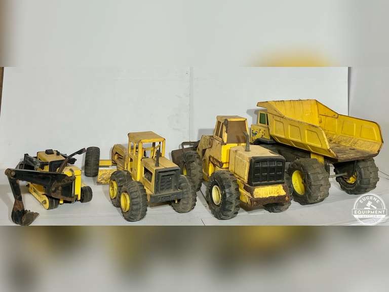 Tonka Dump Truck, Grader, Loader, Dozer & Backhoe Package