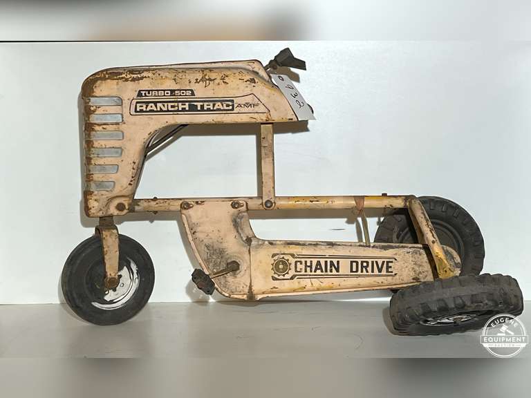 Antique Ranch Trac Chain Drive Pedal Tractor