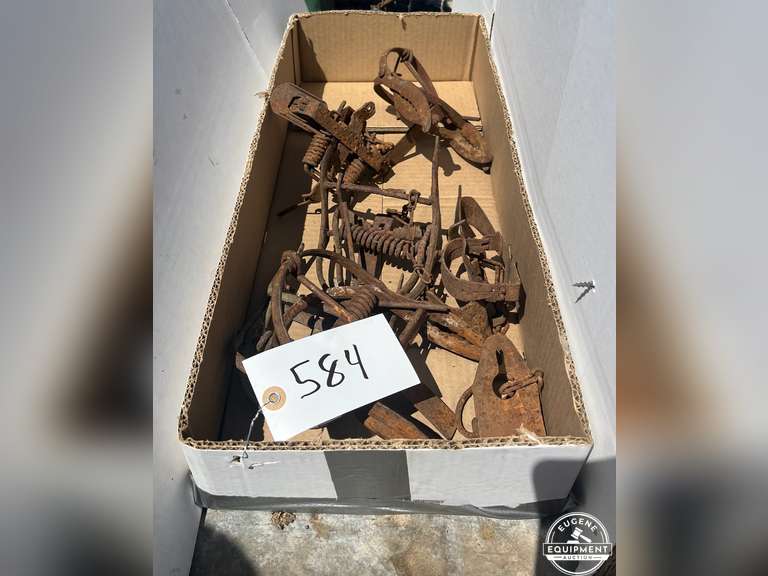 Antique Steel Animal Traps