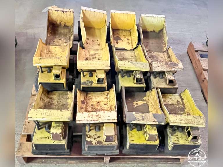 Lot of 12 Tonka Dump Trucks