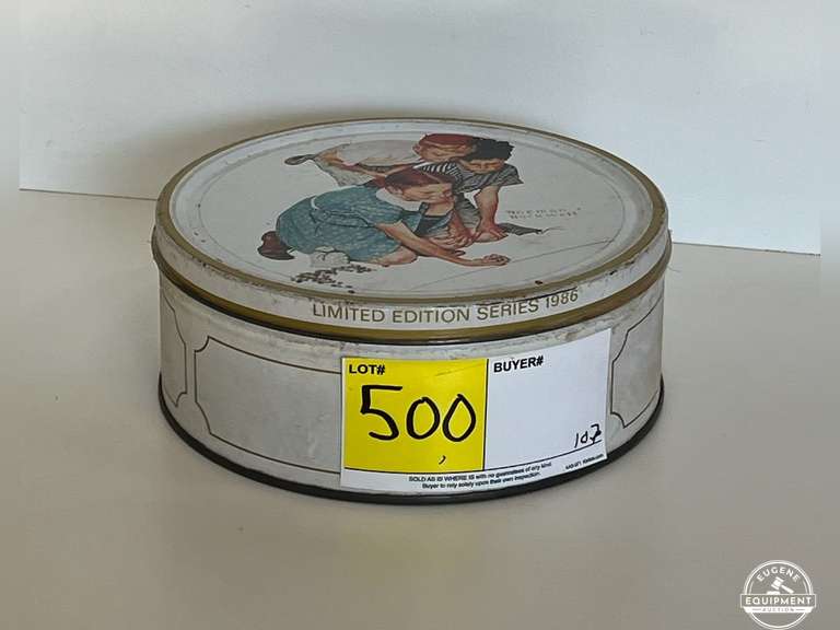 Limited Edition Norman Rockwell Collectible Tin