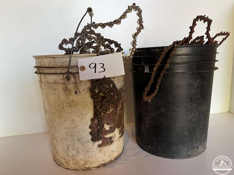 2 Buckets of Chain Saw Blades