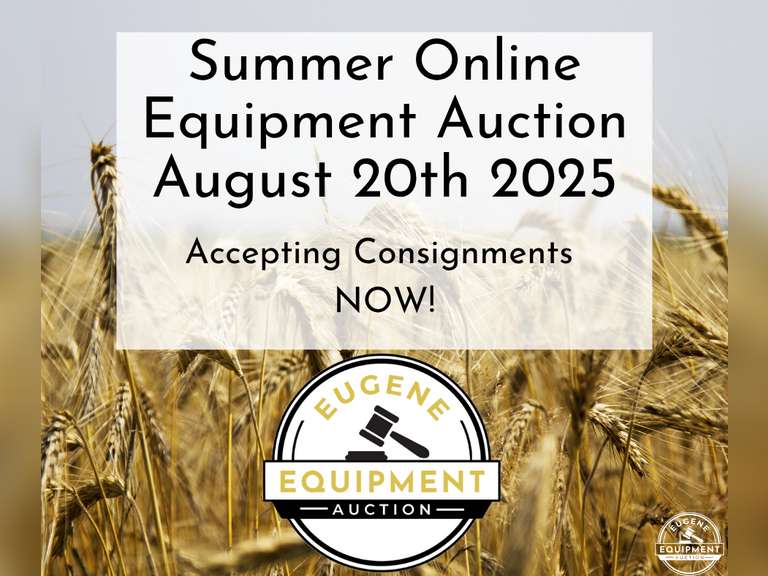August 20th Equipment Auction