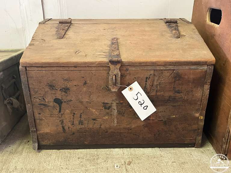 Antique Wood Wagon Type Box