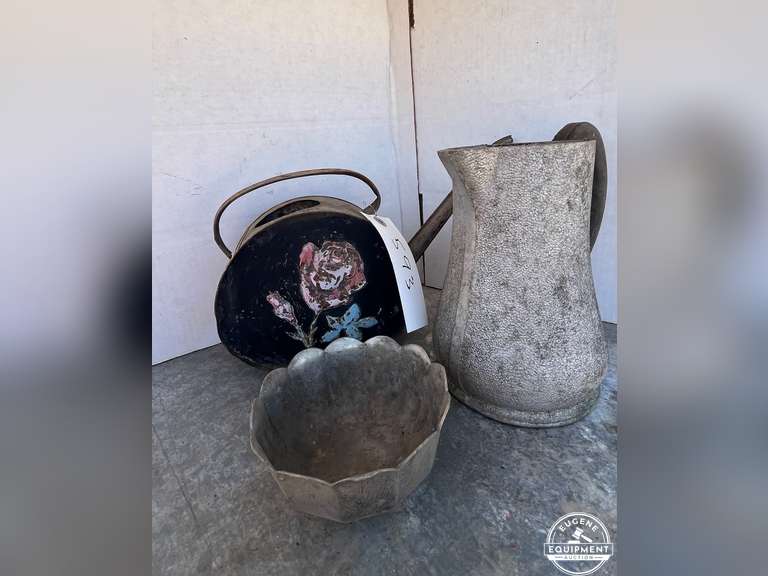 Antique Pewter & Pitchers