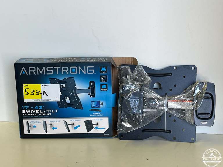 Armstrong Wall Mount for T.V. w/ Tilt & Swivel