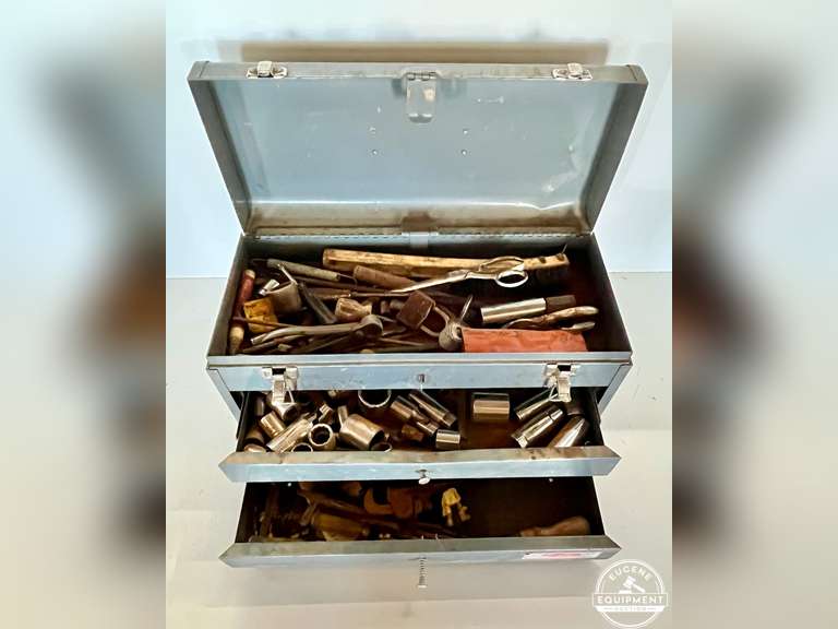 Metal Tool Box w/ Contents
