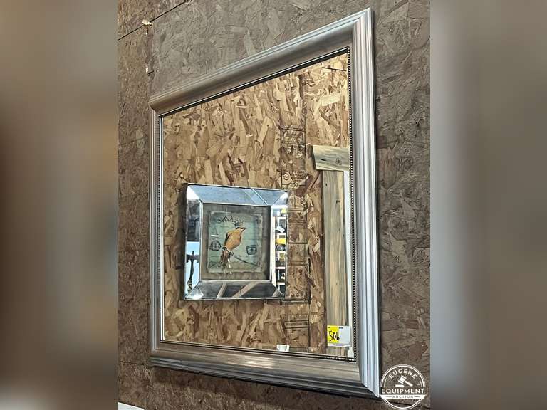 Large Mirror In Frame