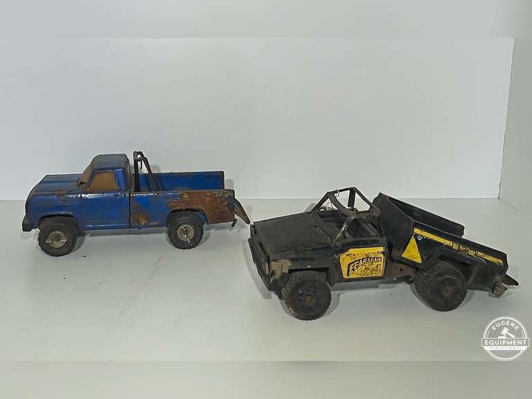 Tonka Fearsome 4x4 Truck w/ Dump Bed & Tonka 4x4 Truck