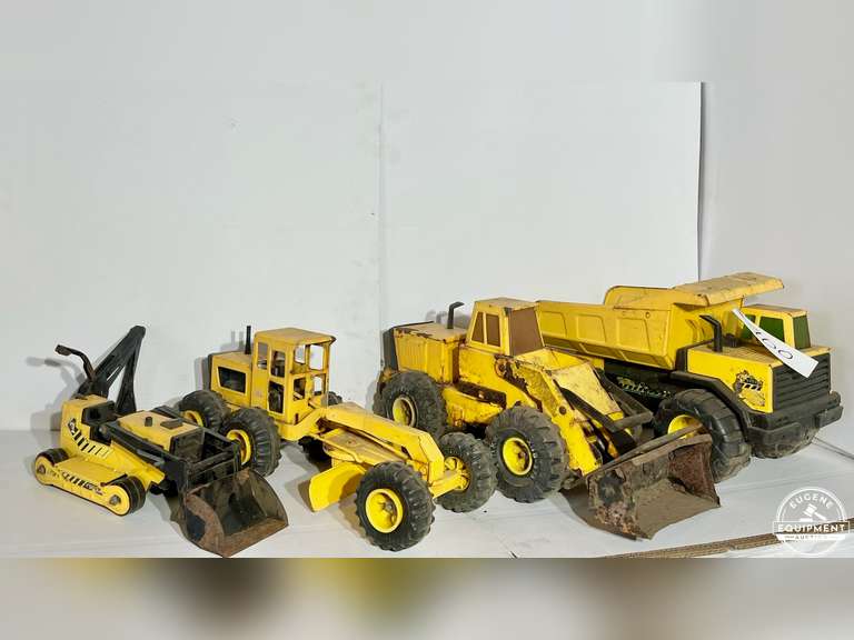 Tonka Dump Truck, Grader, Loader, Dozer & Backhoe Package