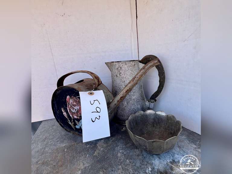 Antique Pewter & Pitchers