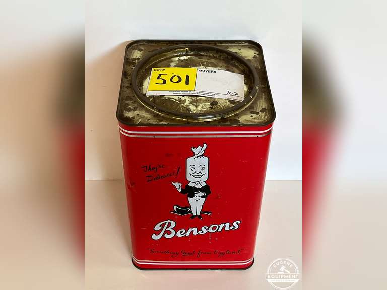 Benson's Made In England Collectible Tin