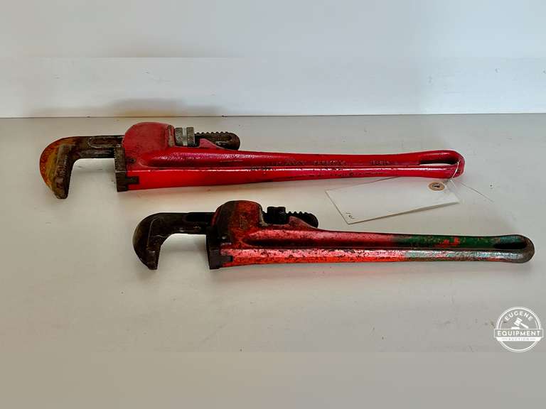 Lot of 2 Pipe Wrenches