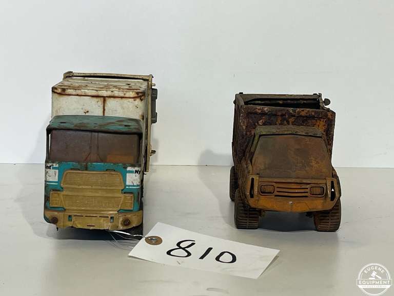 1988 Nylint Trash Truck & 1960's Tonka Trash Truck
