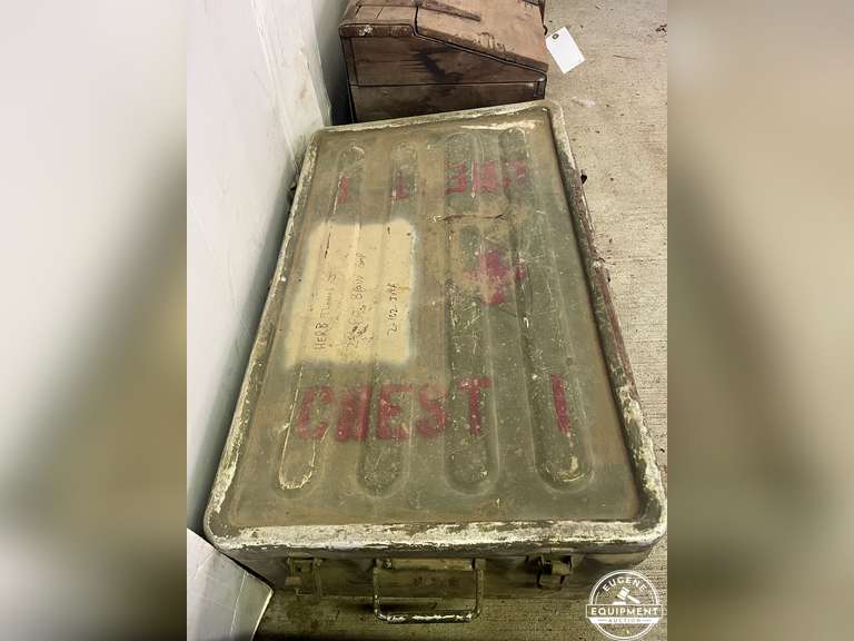 Antique Military Style Trunk