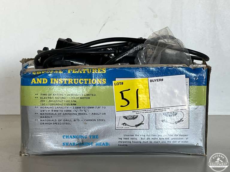 Electric Drill Bit Sharpener