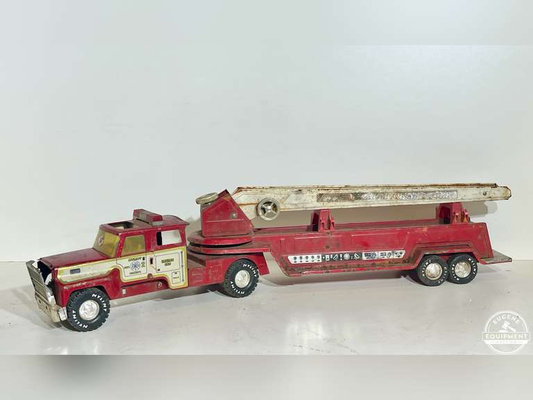 1980's Nylint Fire & Rescue Truck & Trailer Station #2