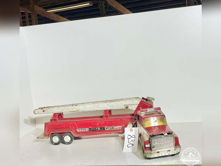 1980's Nylint Fire & Rescue Truck & Trailer Station #2