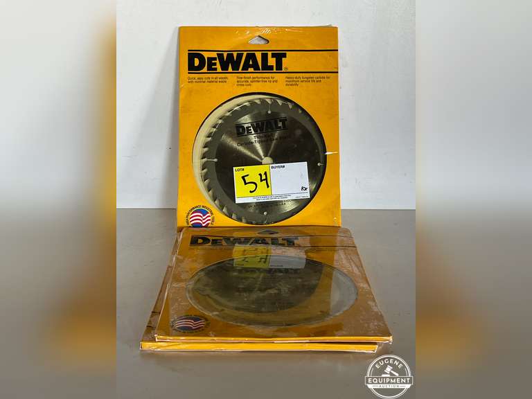 Lot of 3 New DeWalt 7 1/4" Carbide Tipped Blades