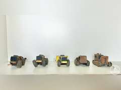 2 Tonka Bulldozers, 2 Tonka Loaders & Tonka 1960's Rare Steam Roller
