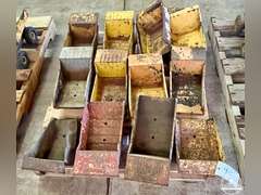 Lot of 19 Tonka Metal Dump Boxes
