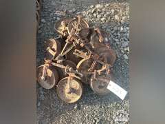 Lot of 13 Antique Steel Wheels