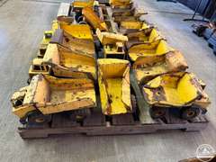 Lot of 11 Tonka Dump Trucks