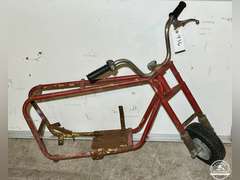 Vintage Metal Frame For Mini Bike