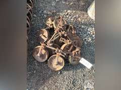 Lot of 13 Antique Steel Wheels