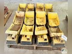 Lot of 12 Tonka Dump Trucks