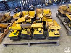 Lot of 11 Tonka Dump Trucks
