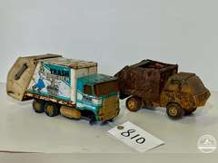 1988 Nylint Trash Truck & 1960's Tonka Trash Truck