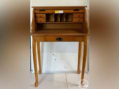 Wood Roll Top Desk