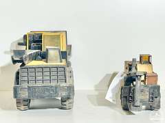 1980's Tonka Turbo Diesel XMB-995 Clam Bucket Loader Crane Truck & Remco Crane Bucket Truck