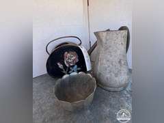 Antique Pewter & Pitchers