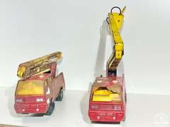 2 1970's TOnka Snorkle Fire Trucks (1 Has Hose & Nozzle That Can Spray Water)