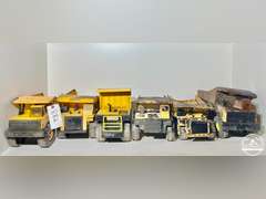 Lot of 6 Assorted Vintage Tonka, Nylint & Remco Dump Trucks