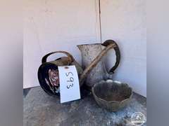 Antique Pewter & Pitchers