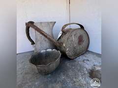 Antique Pewter & Pitchers