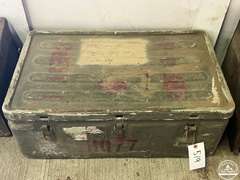 Antique Military Style Trunk
