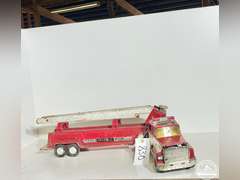1980's Nylint Fire & Rescue Truck & Trailer Station #2