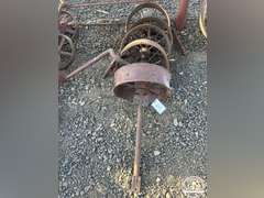5 Antique Steel Wheels