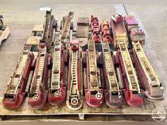 Lot of 15 Tonka & Nylint Fire Trucks & Ladder Trucks
