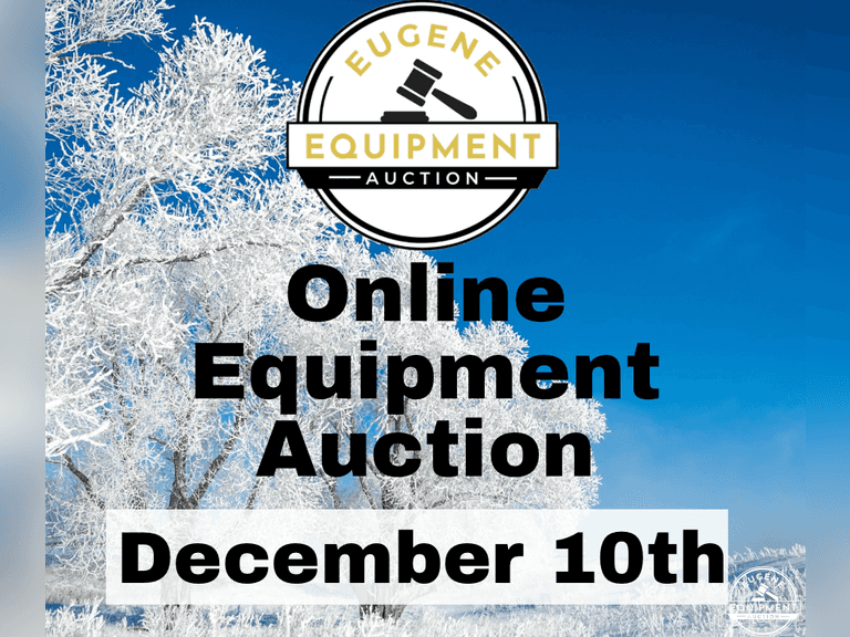 December 10th Equipment Auction