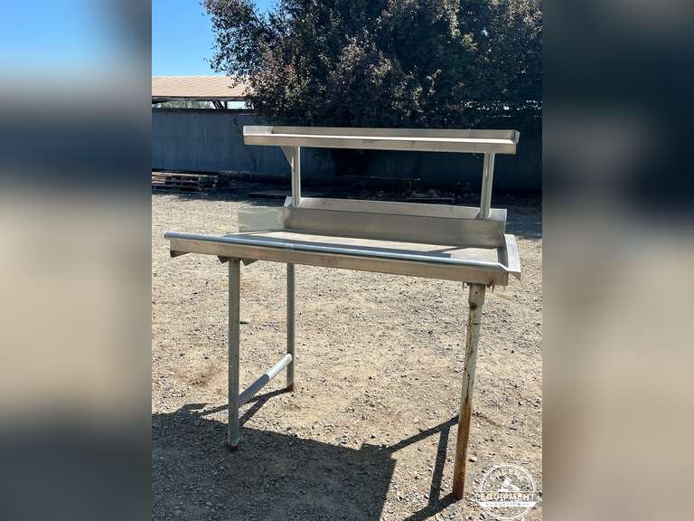 Double Tiered Stainless Work Table