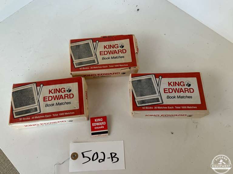 King Edward Match Books