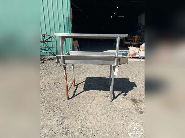 Double Tiered Stainless Work Table